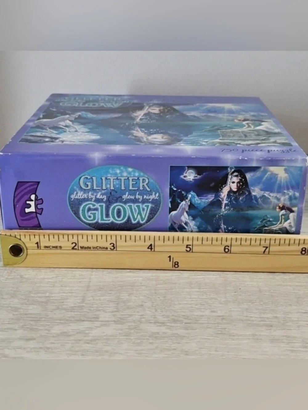 Glitter Glow Fortunes Dream Magical Unicorn Fantasy 750 Piece Puzzle Whimsical